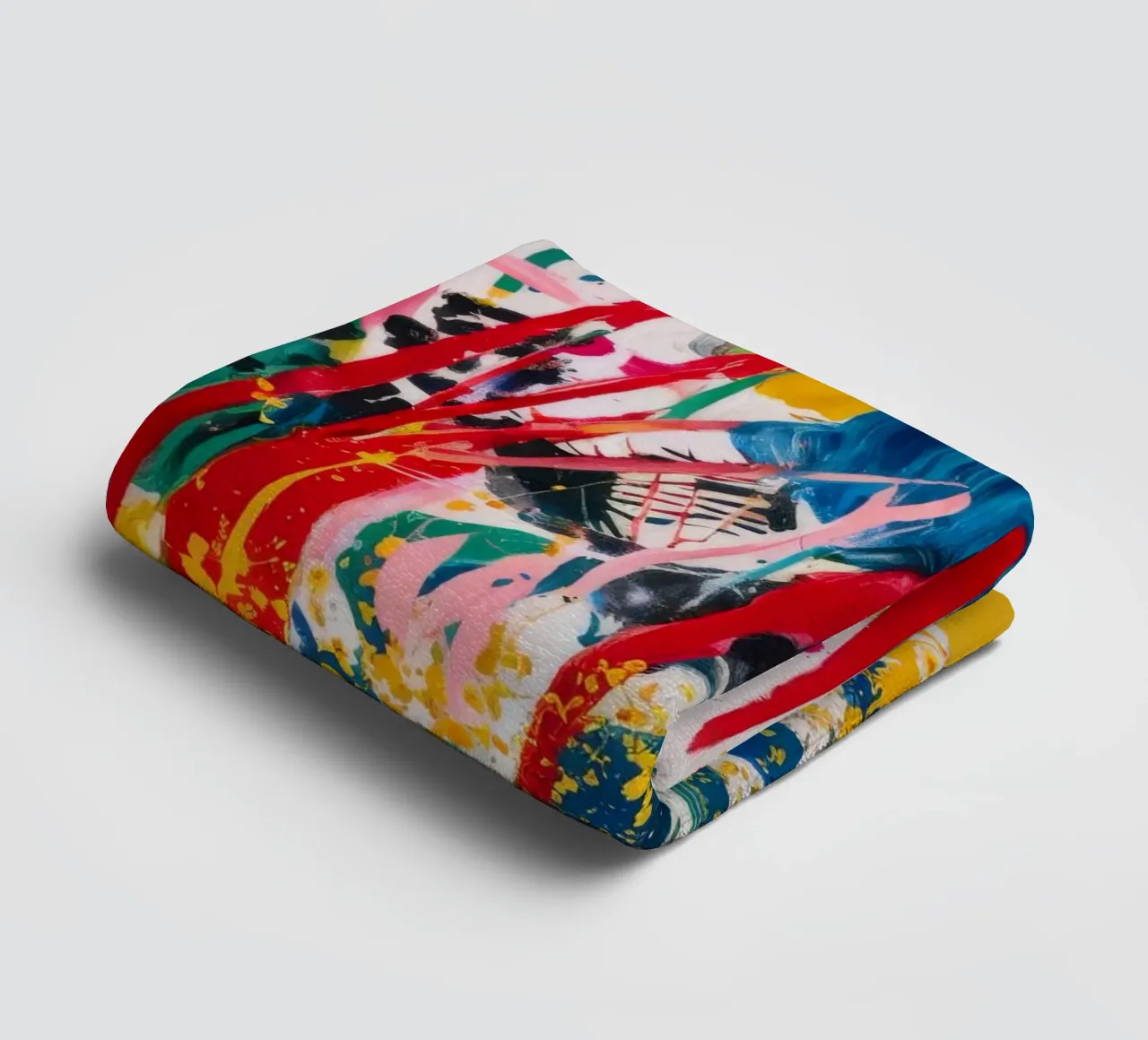Jubilant Color Burst towel by Vivid Reverie