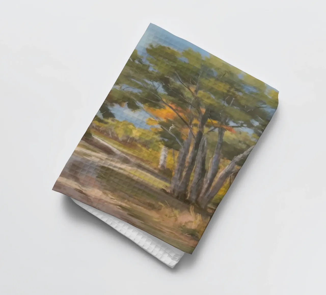 Le chemin d'or de l'automne torchon de Dream Spectrum