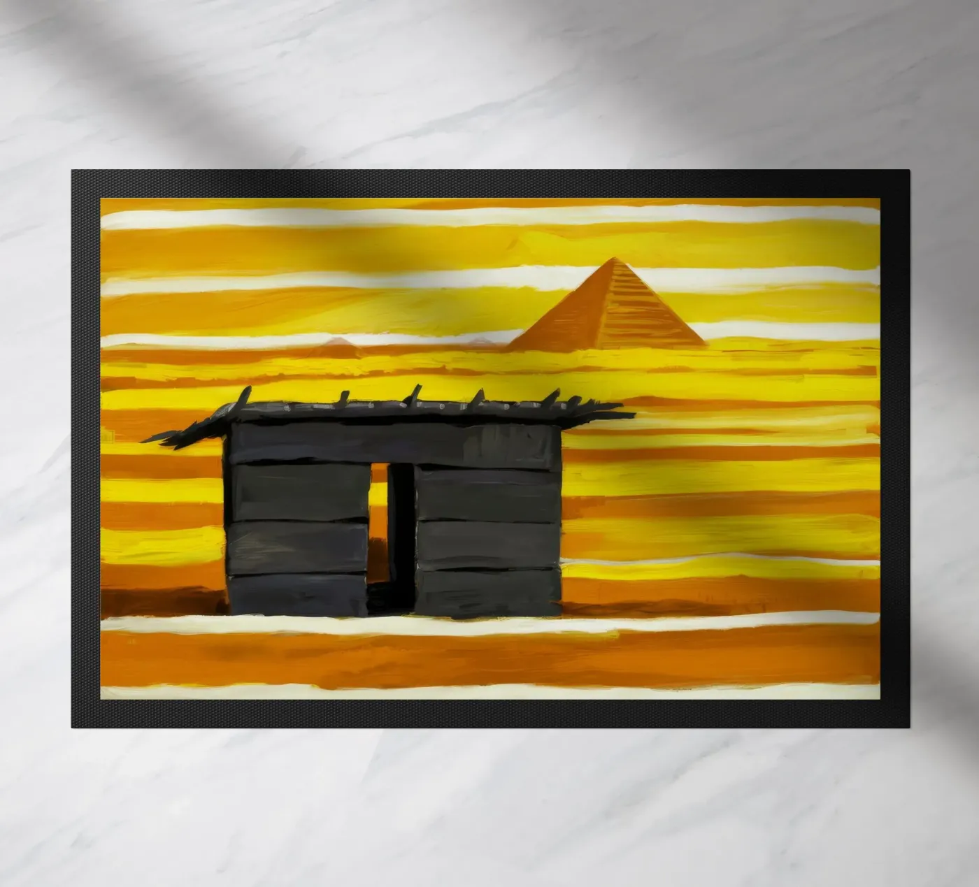 Sunlit Adobe Window doormat by Silk Palette