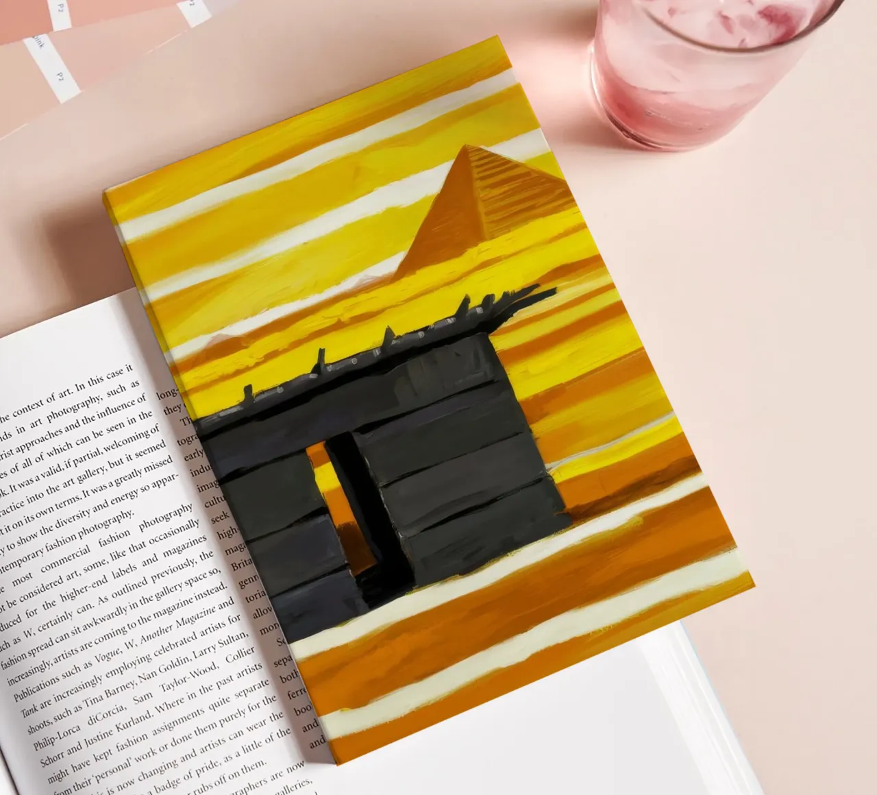 Sunlit Adobe Window notebook by Silk Palette