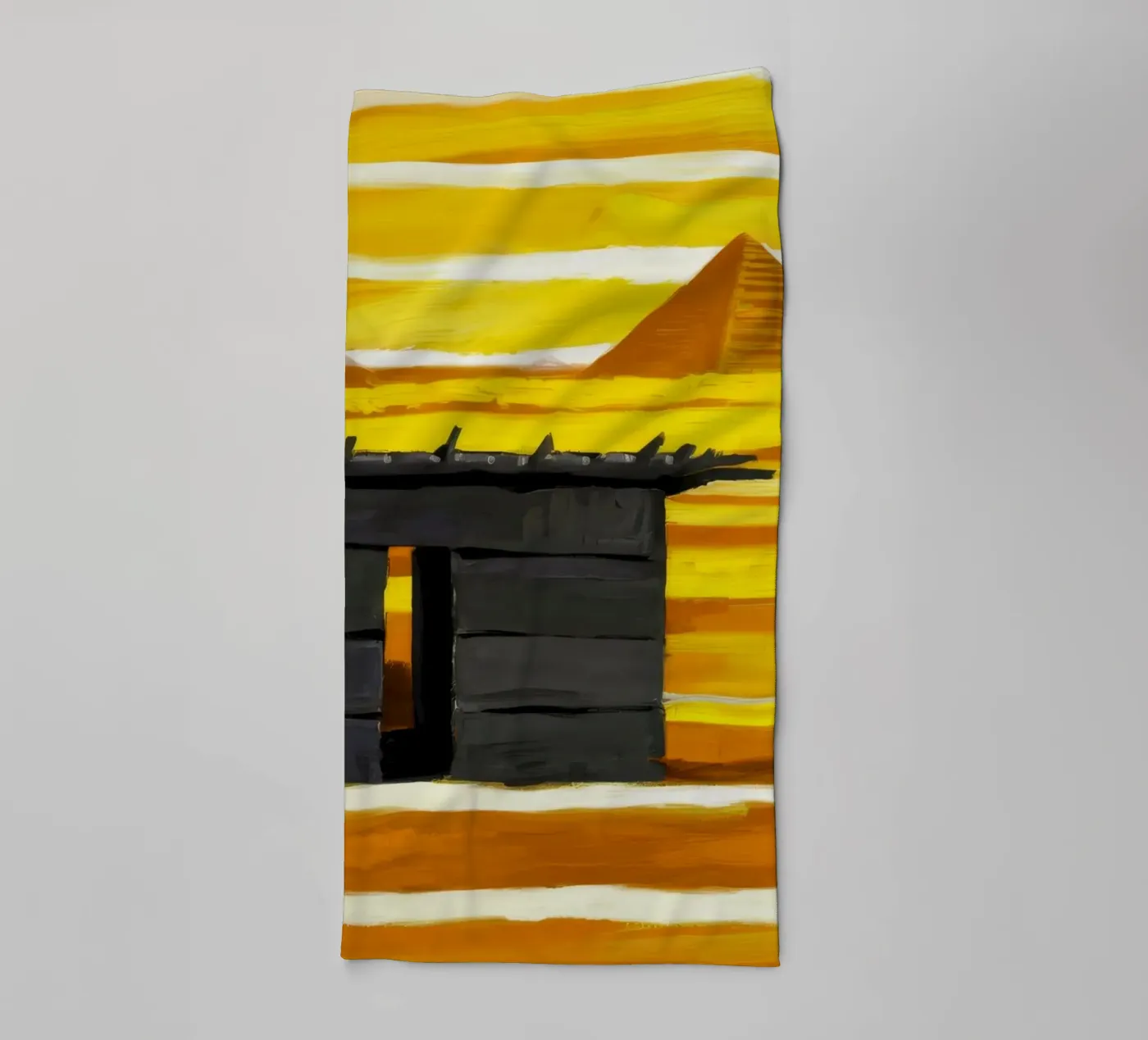 Sunlit Adobe Window Handtuch von Silk Palette