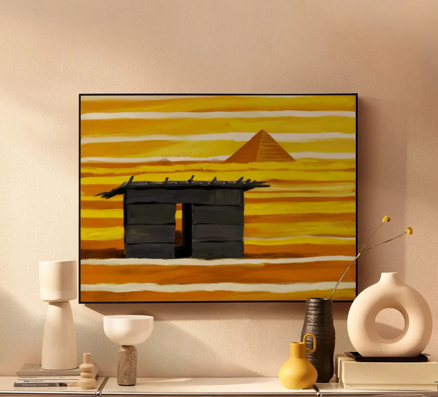 Sunlit Adobe Window Acryl-Glas von Silk Palette