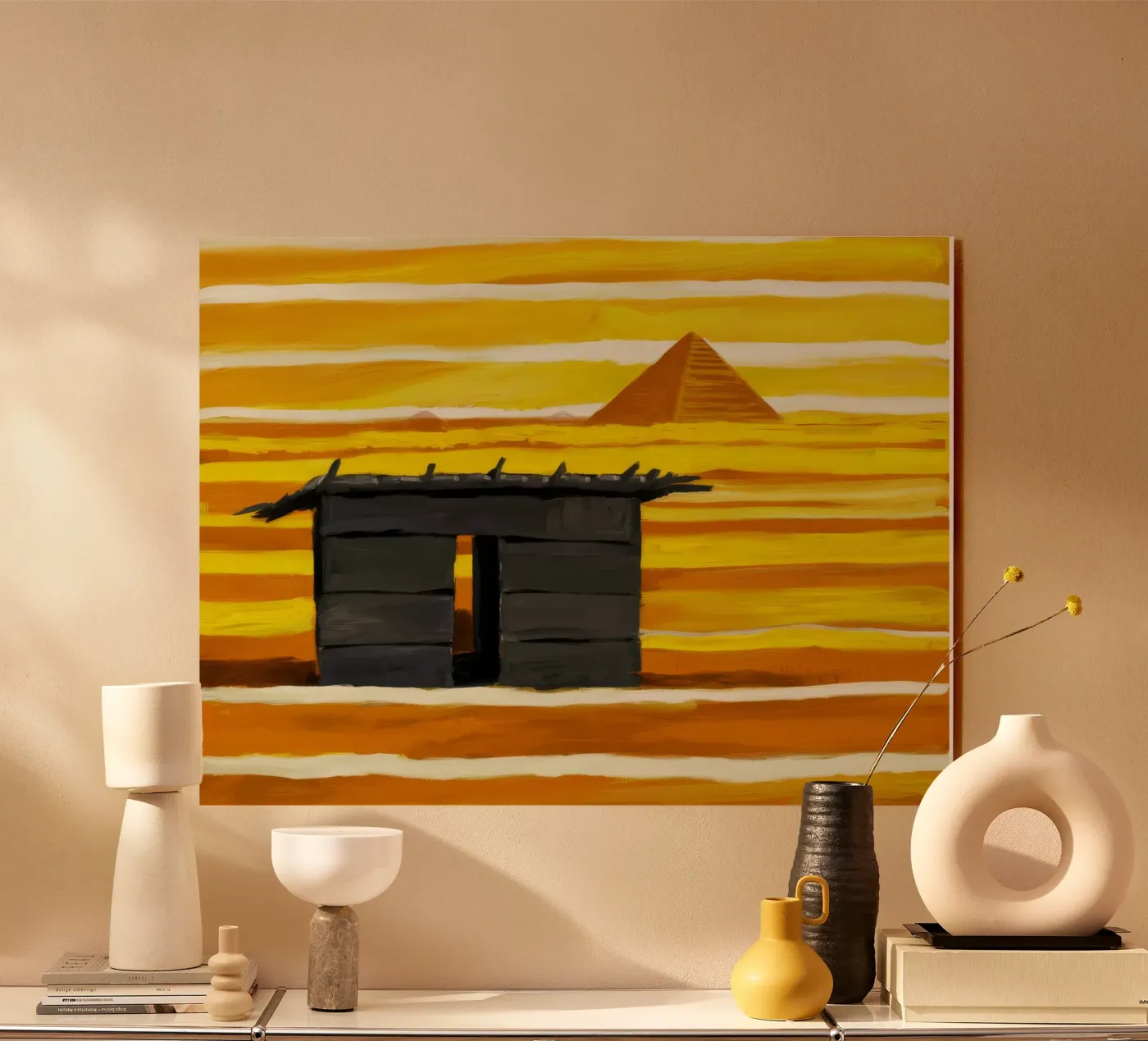 Sunlit Adobe Window Acryl-Glas von Silk Palette