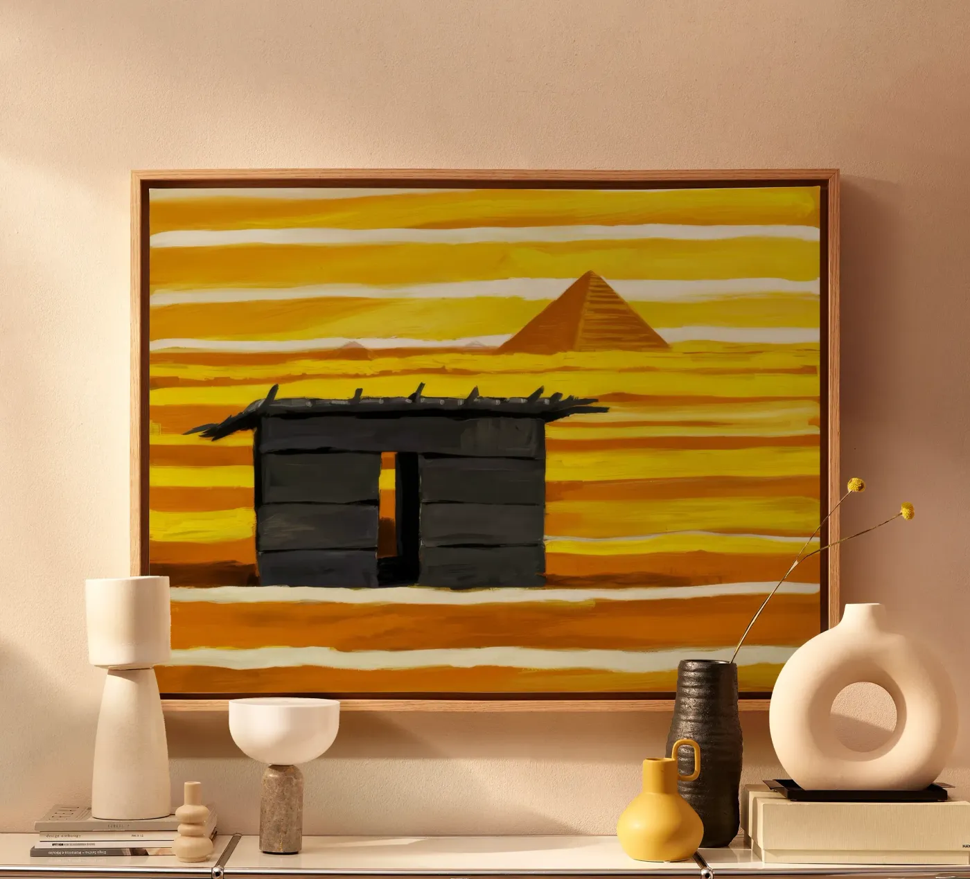 Finestra Adobe illuminata dal sole tela da Silk Palette