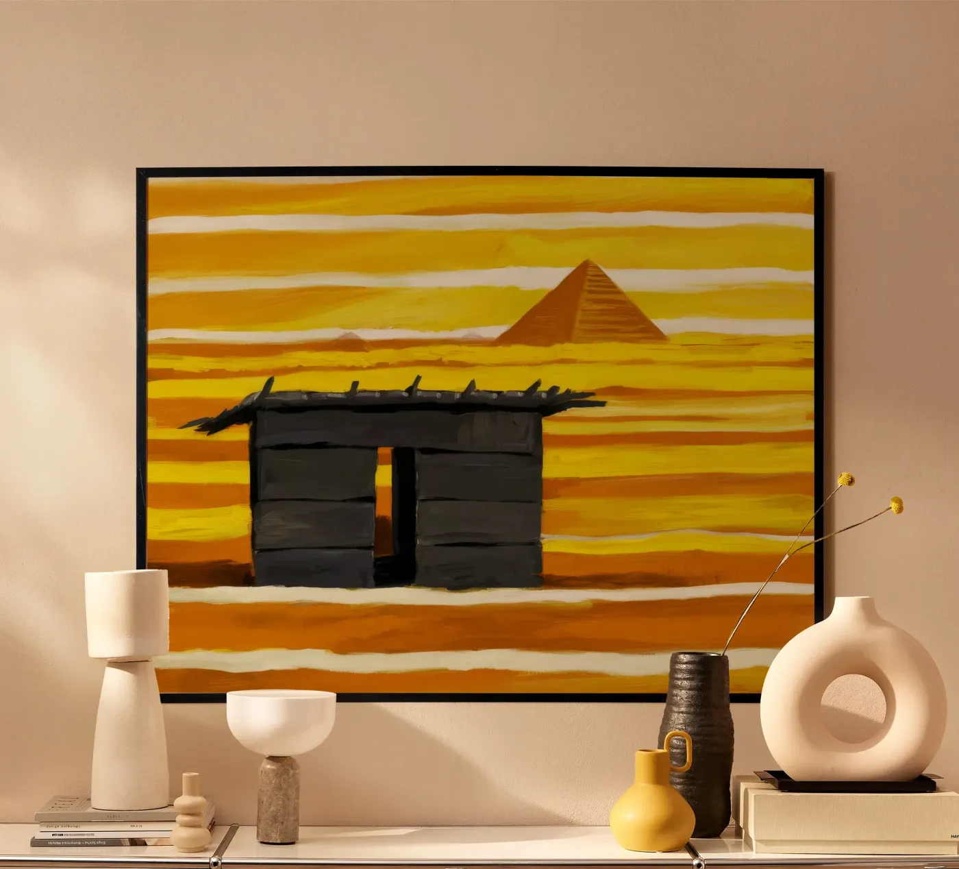 Sunlit Adobe Window poster by Silk Palette