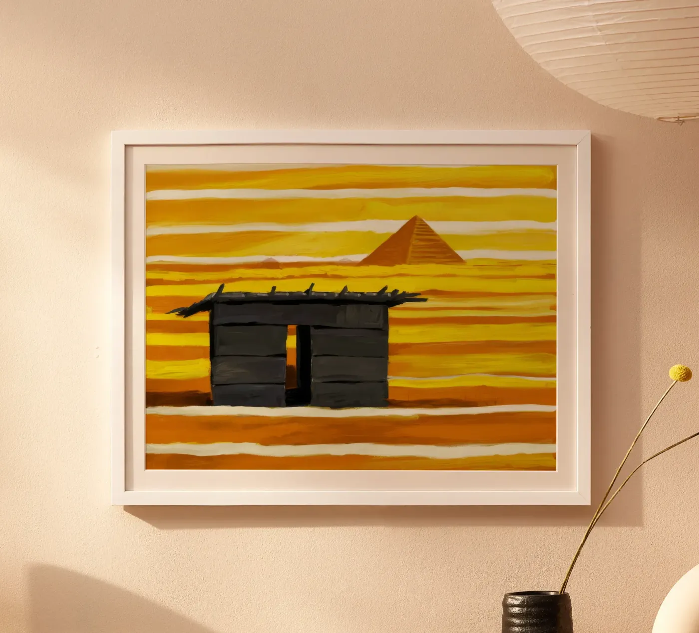 Sunlit Adobe Window poster by Silk Palette