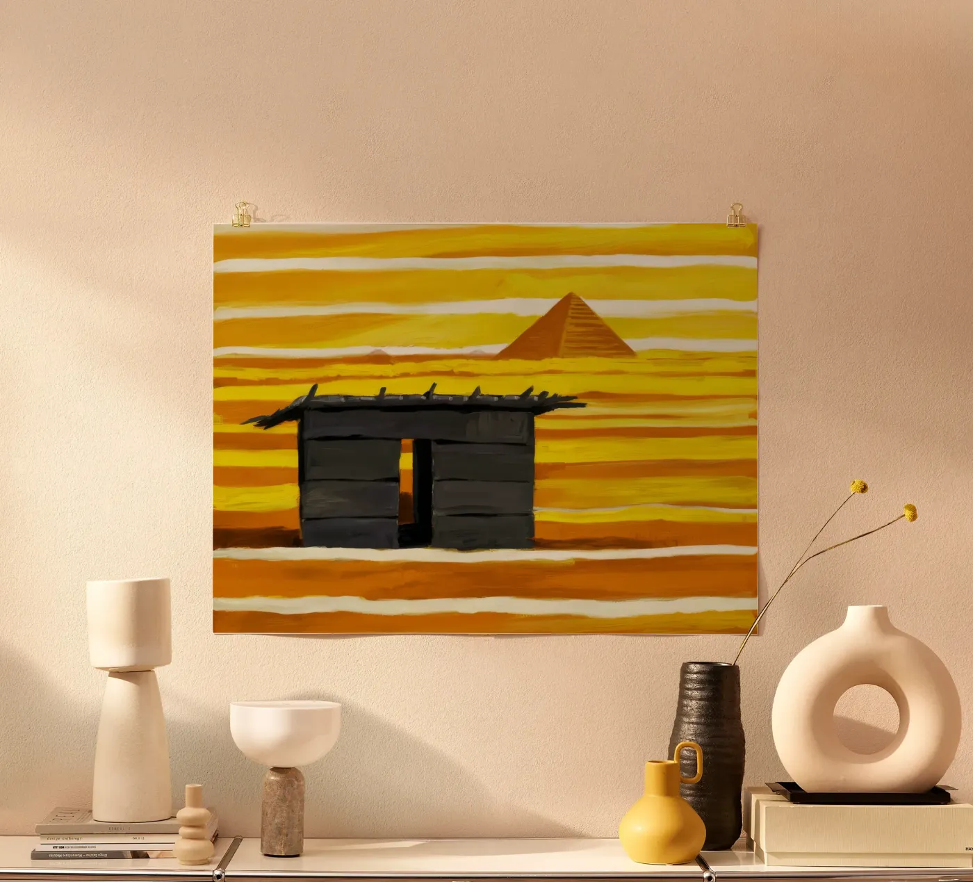 Sunlit Adobe Window poster by Silk Palette