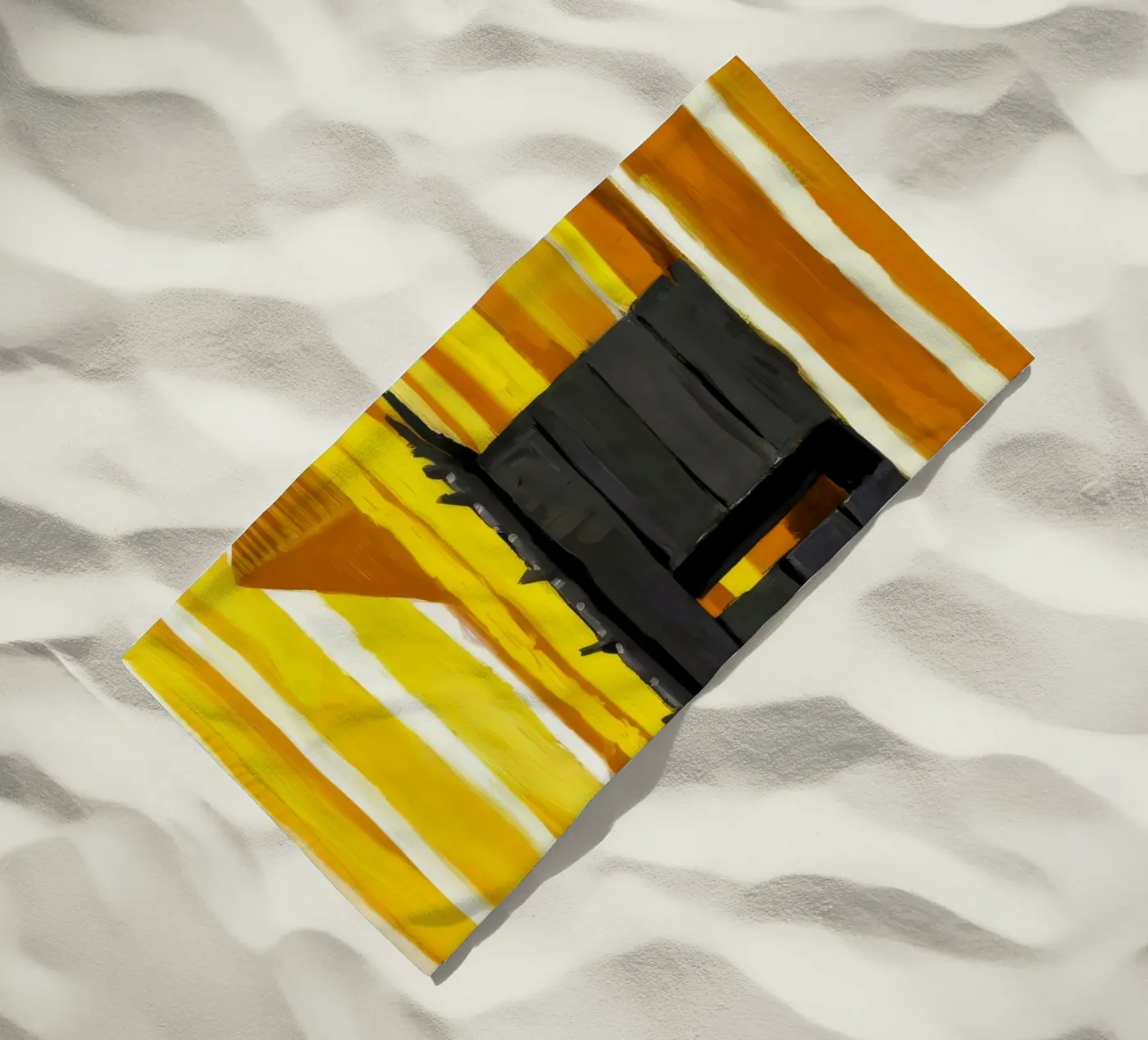 Sunlit Adobe Window beach towel by Silk Palette