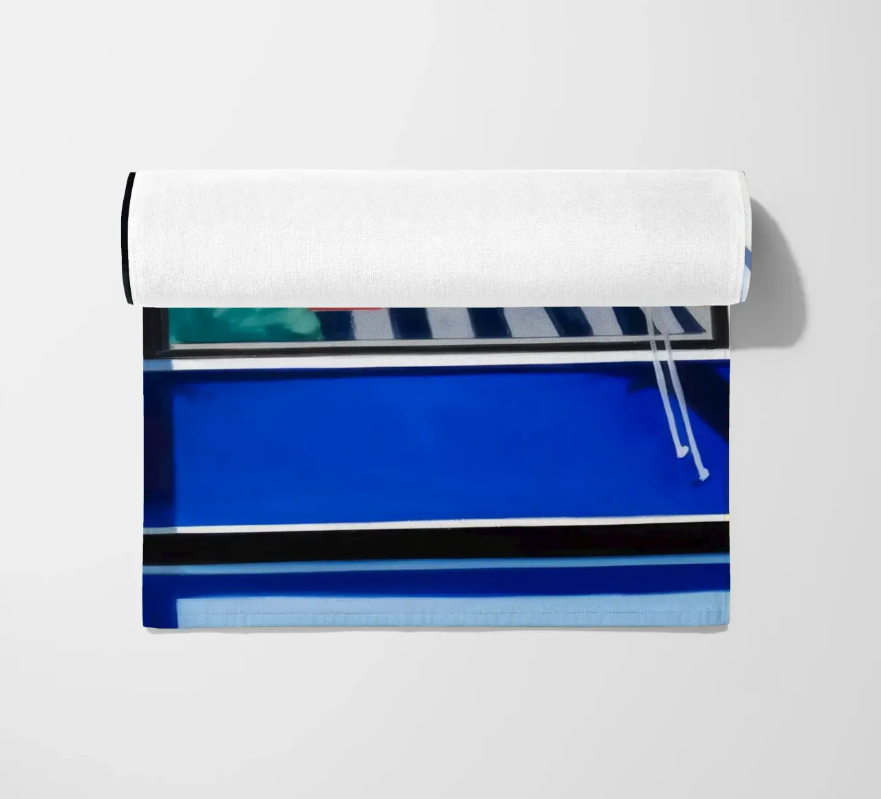 Vista dalla finestra Paesaggio urbano telo mare da Silk Palette