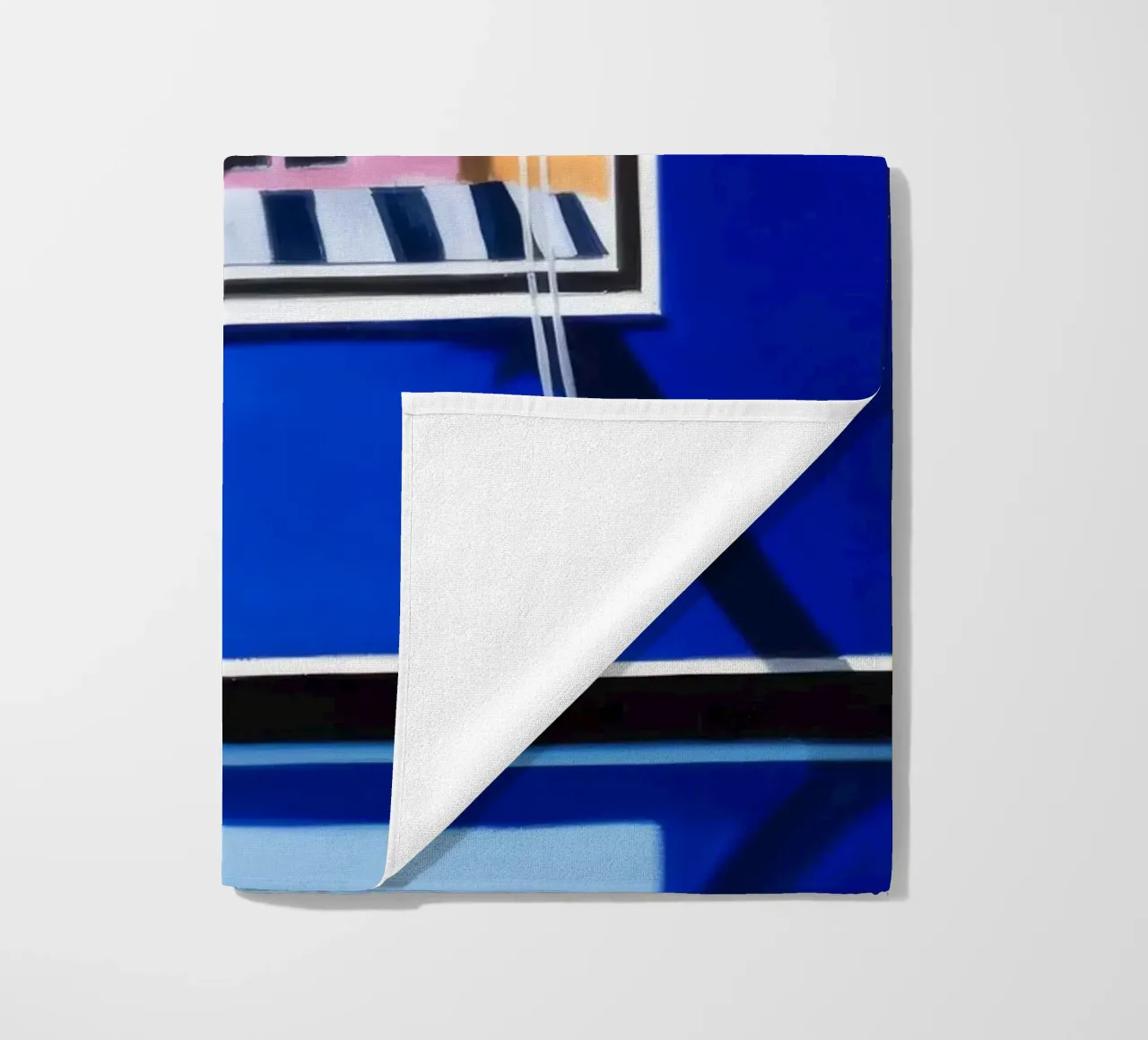 Vista dalla finestra Paesaggio urbano telo mare da Silk Palette