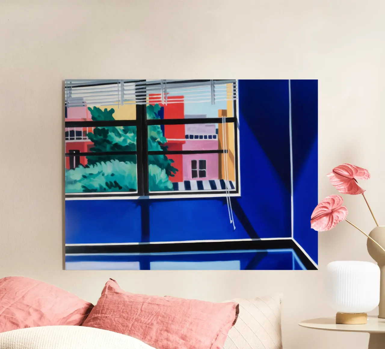 Window View Cityscape plexiglass da Silk Palette