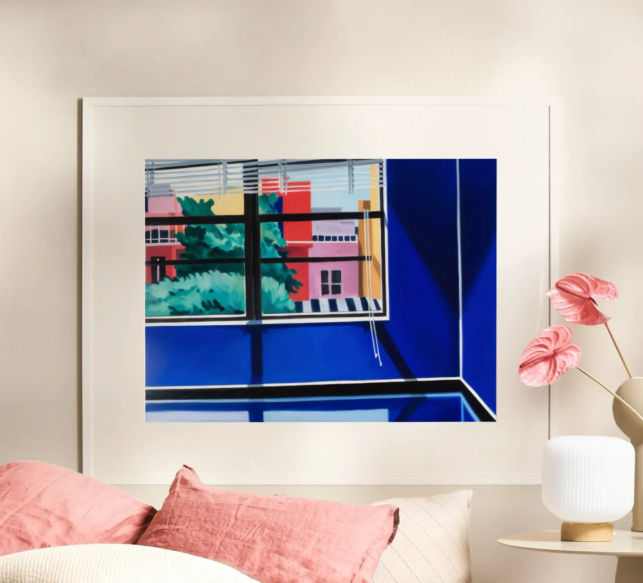 Window View Cityscape poster da Silk Palette