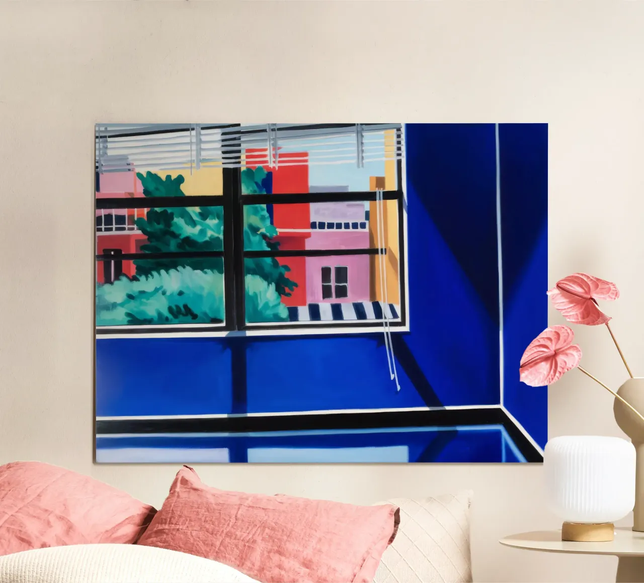 Window View Cityscape poster da Silk Palette