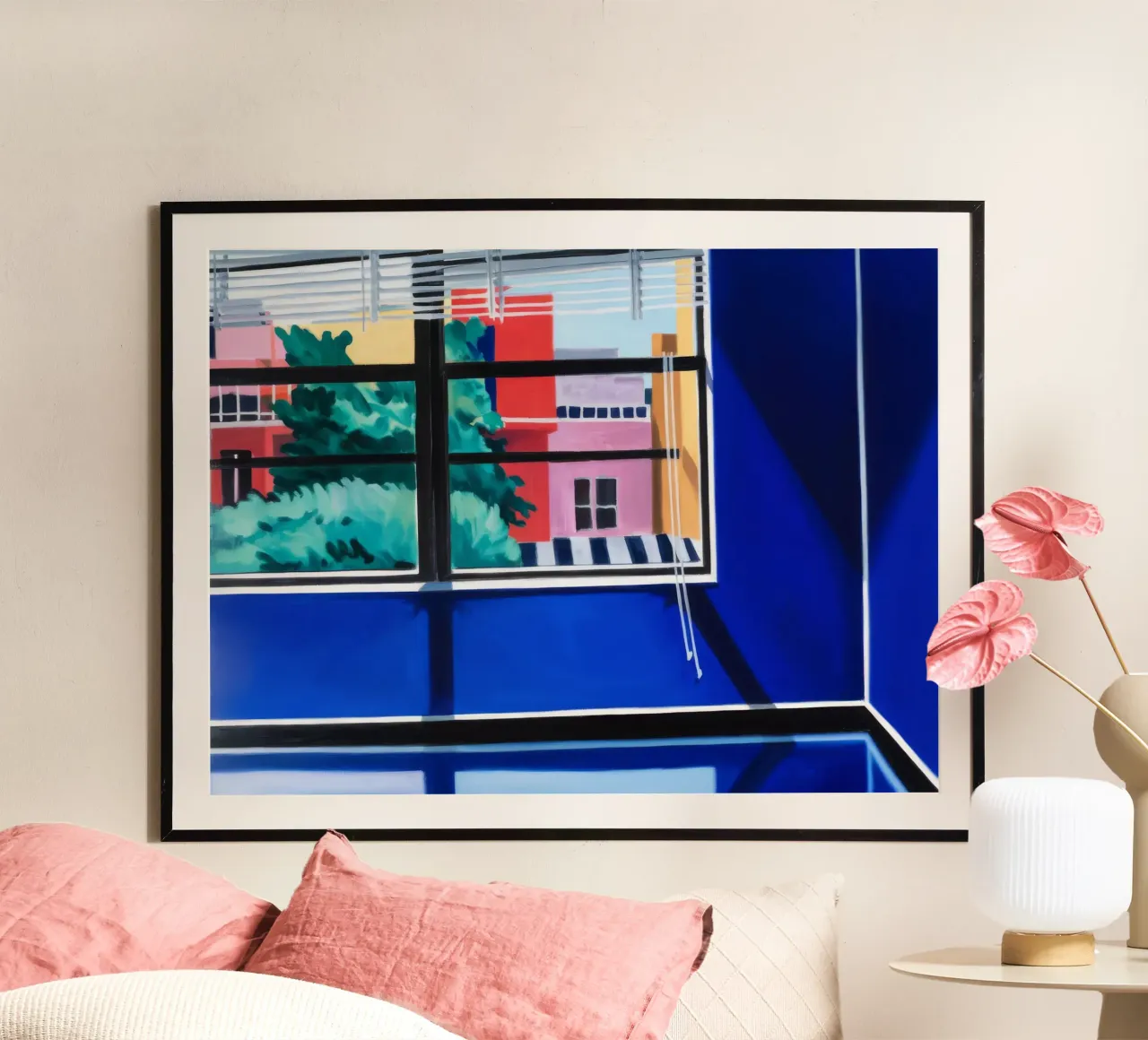 Window View Cityscape poster da Silk Palette
