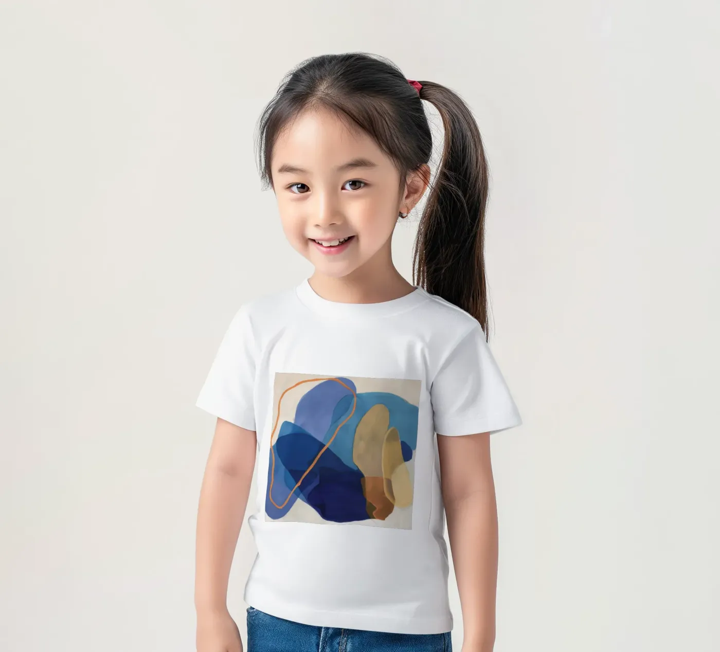 Ocra Cifra in grassetto t-shirt bambini da Vivid Reverie