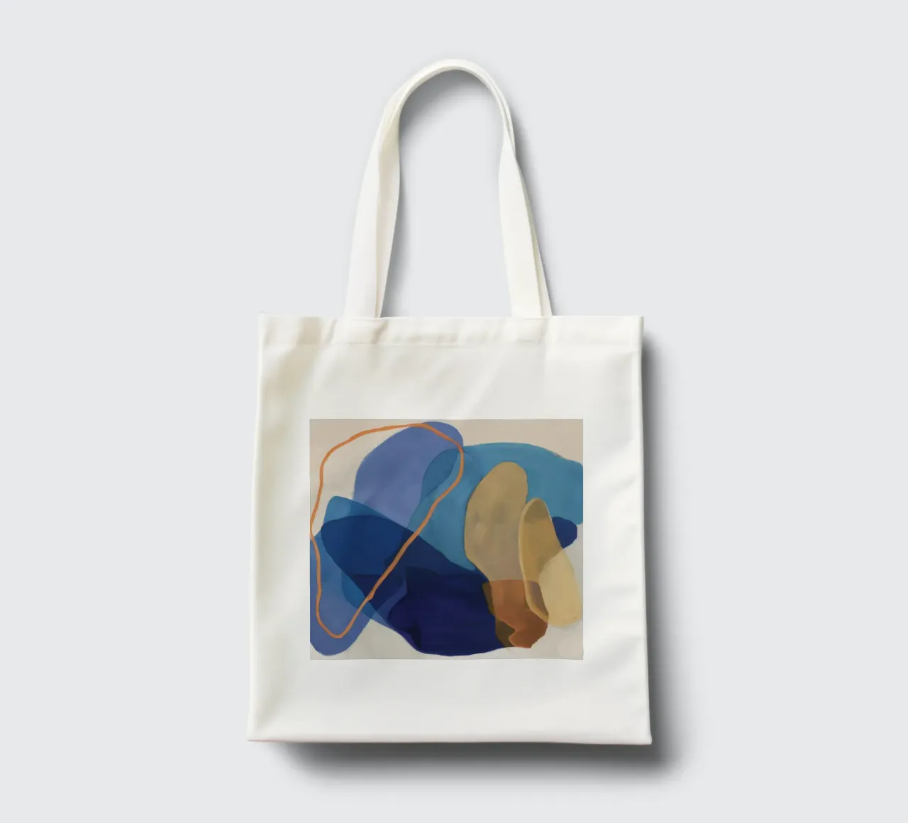 Ocra Cifra in grassetto borsa in juta da Vivid Reverie