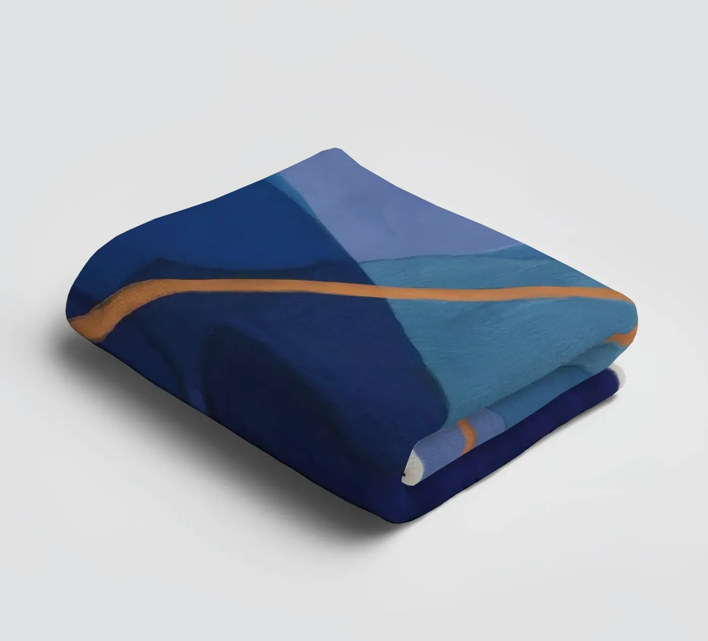 Oker Cijfer Vet badhanddoek van Vivid Reverie