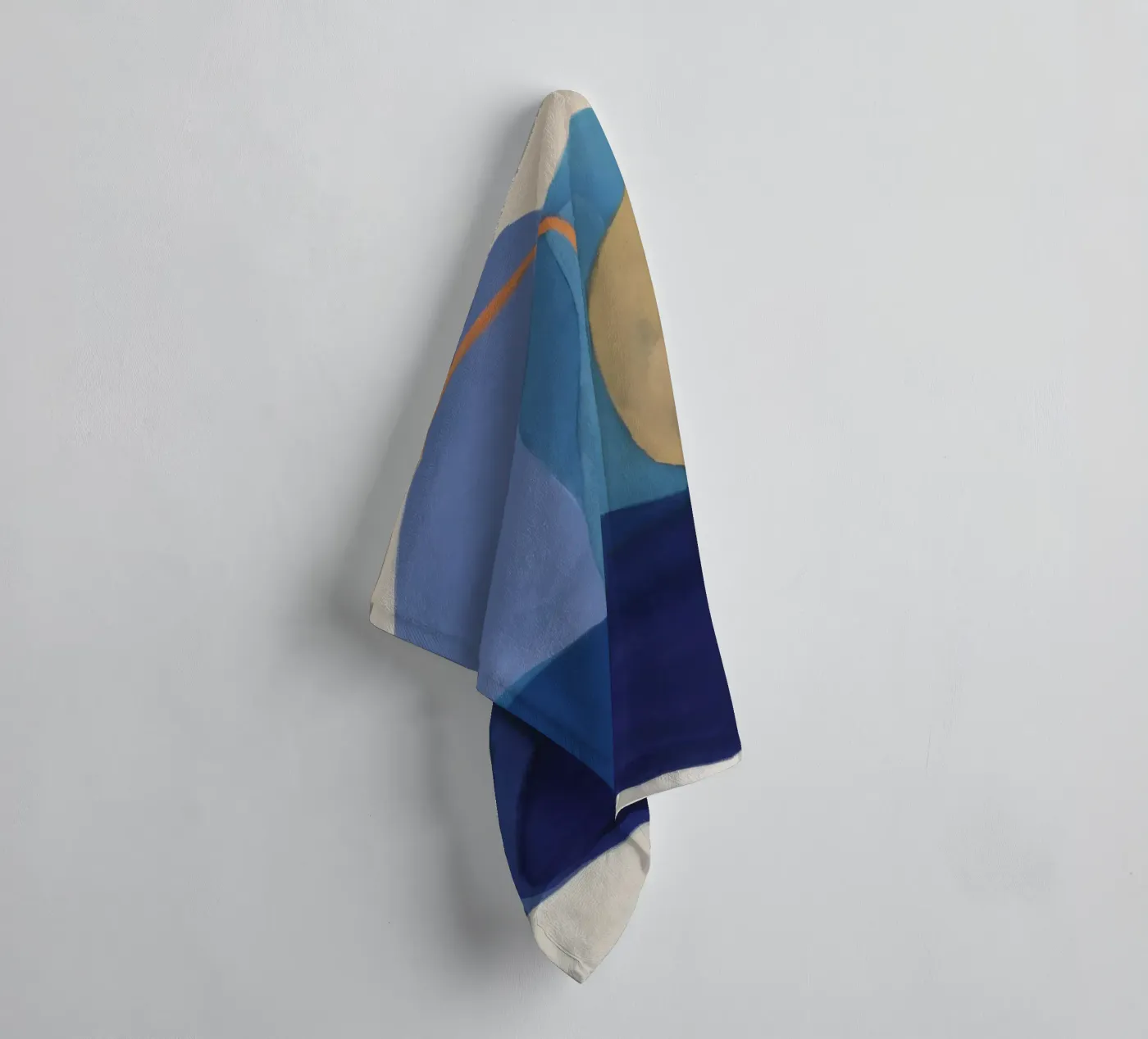 Oker Cijfer Vet badhanddoek van Vivid Reverie