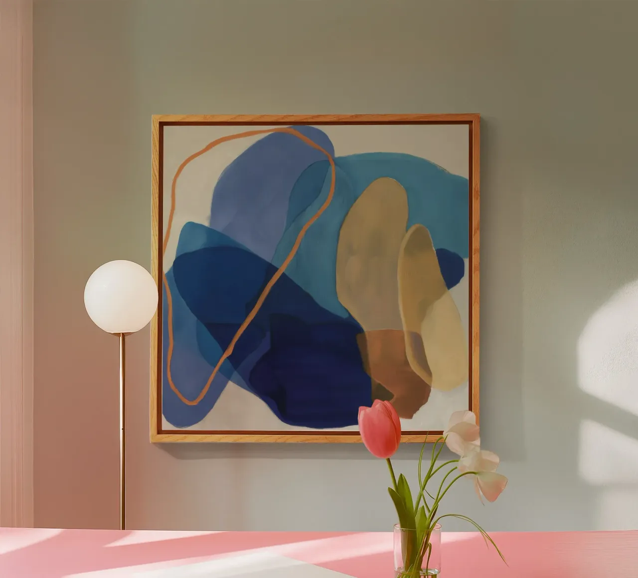 Ochre Cipher Bold plexiglas de Vivid Reverie