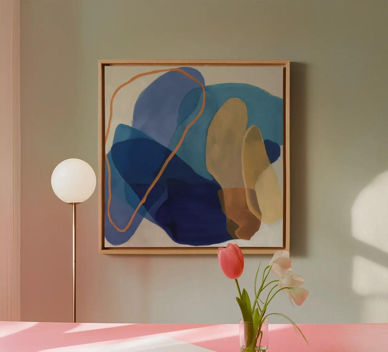 Ocra Cifra in grassetto tela da Vivid Reverie