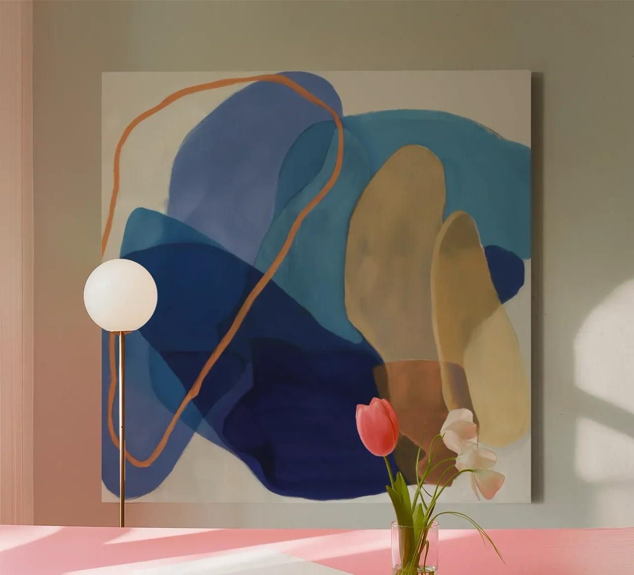 Ocra Cifra in grassetto tela da Vivid Reverie