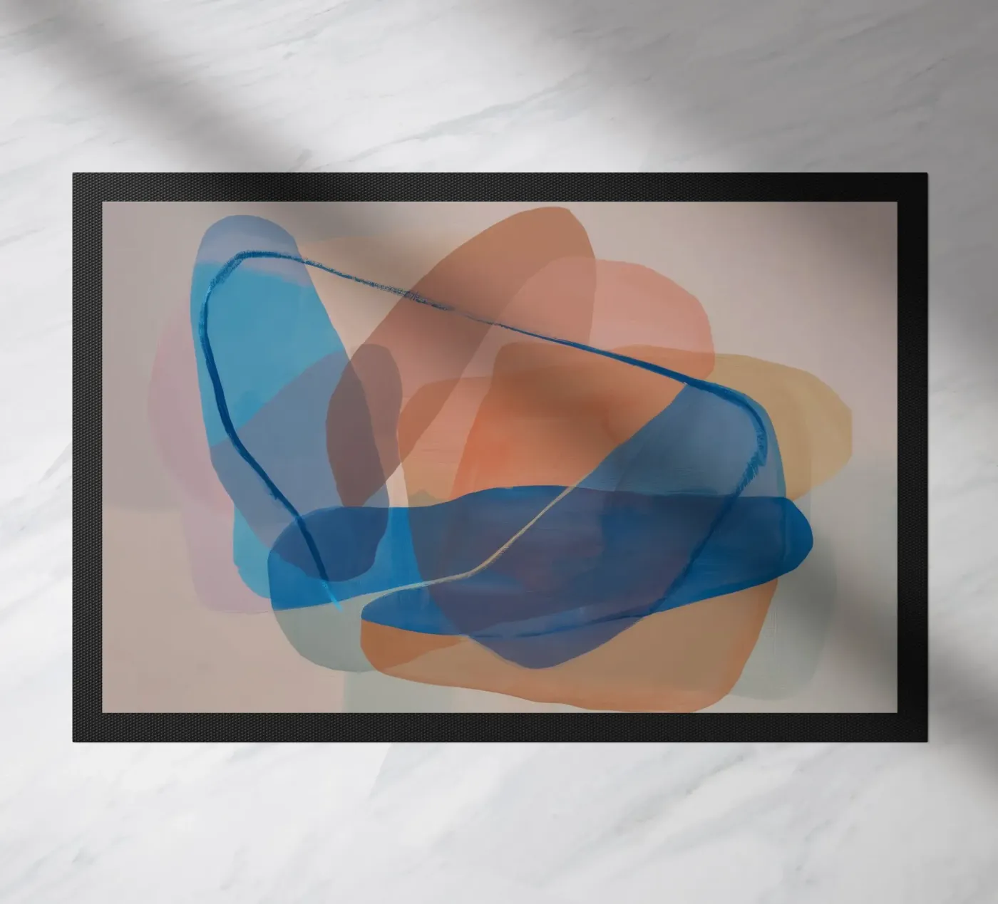 Aether Drift Hues doormat by Vivid Reverie