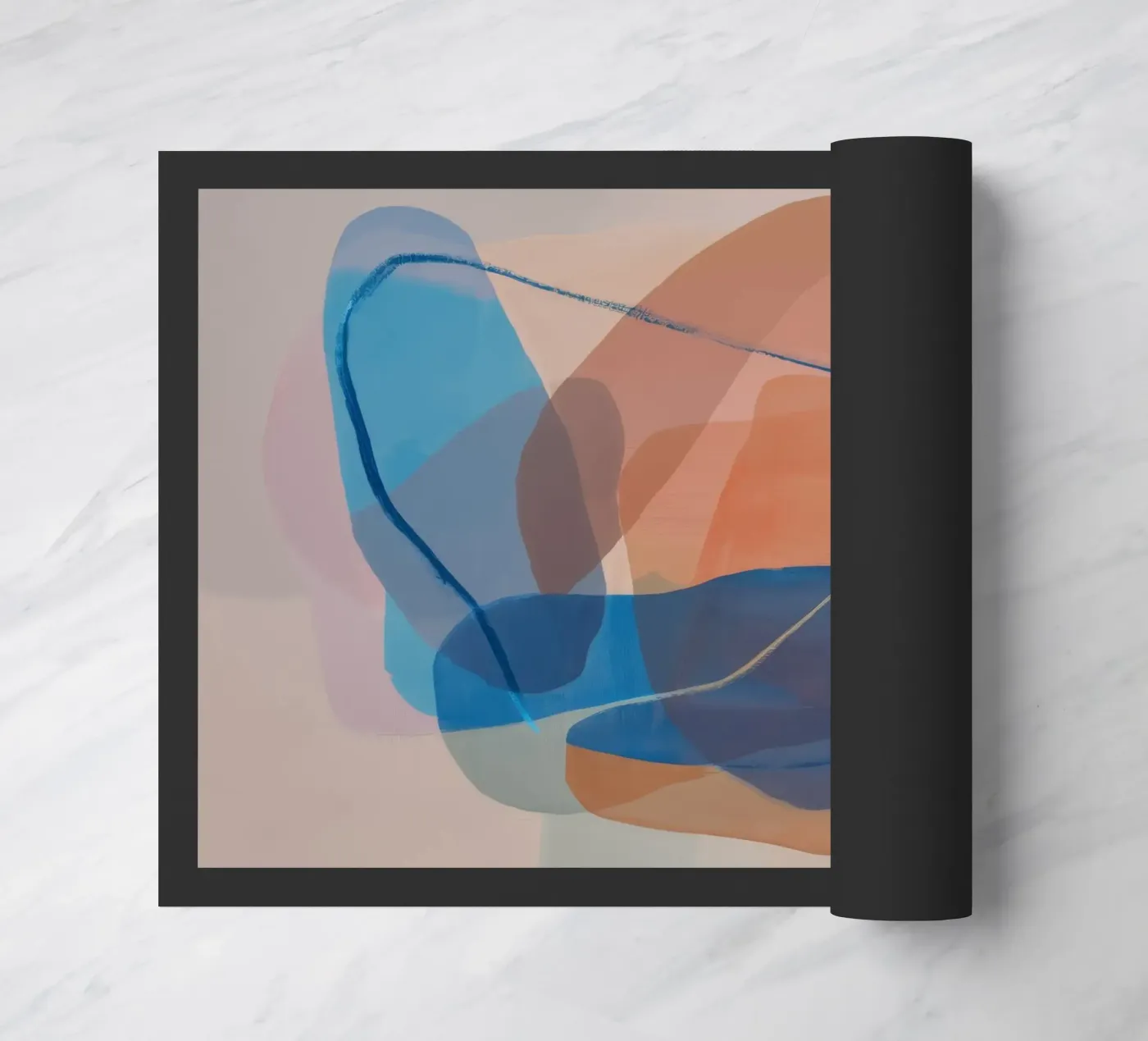 Aether Drift Hues doormat by Vivid Reverie