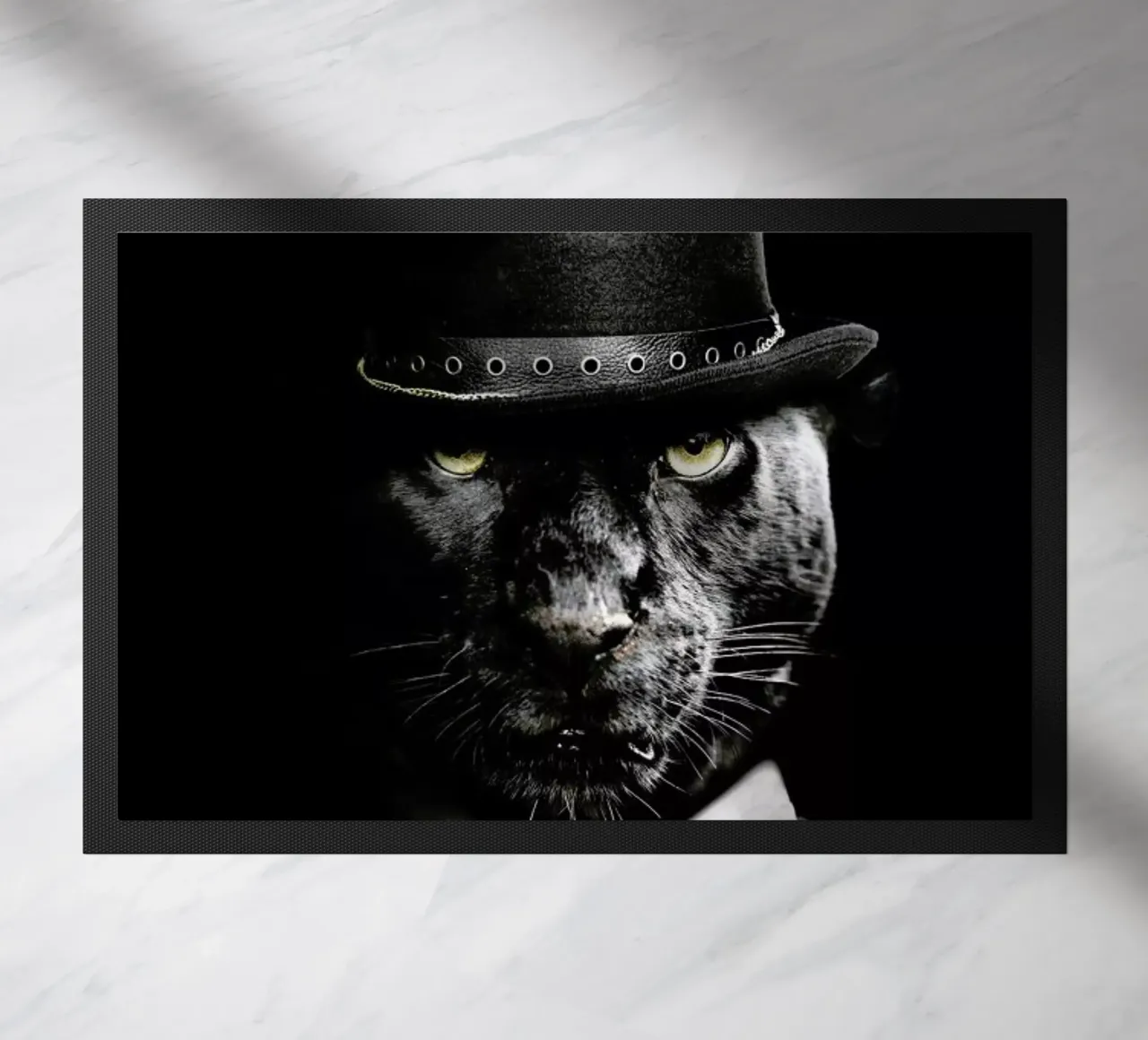Classy Panther doormat by Wouter Rikken