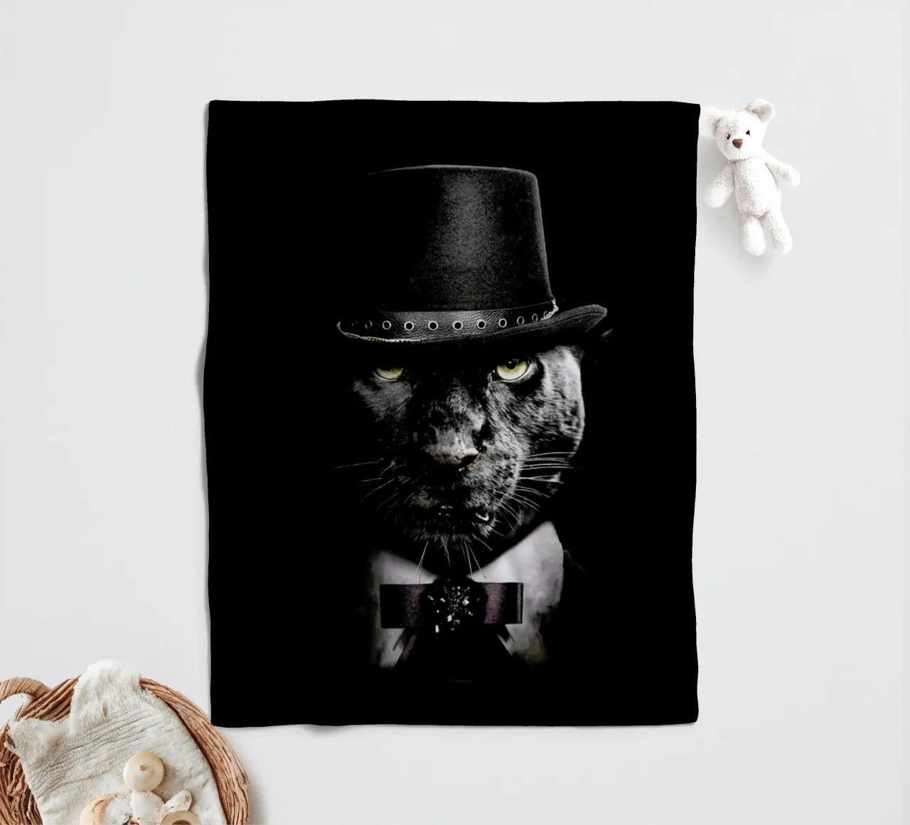 Classy Panther coperta in pile da Wouter Rikken