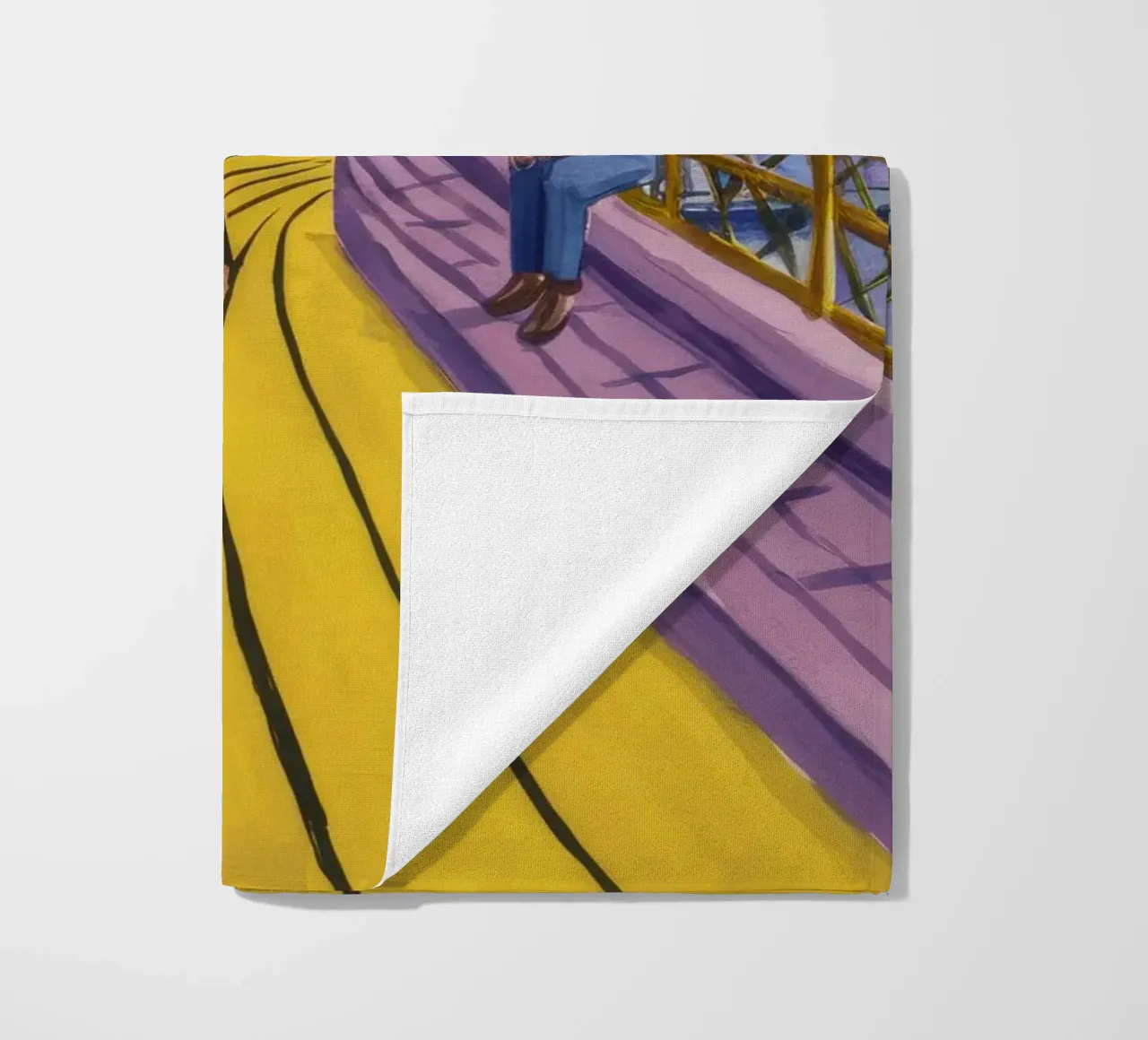 Viaggio dei camminatori sul ponte telo mare da Silk Palette