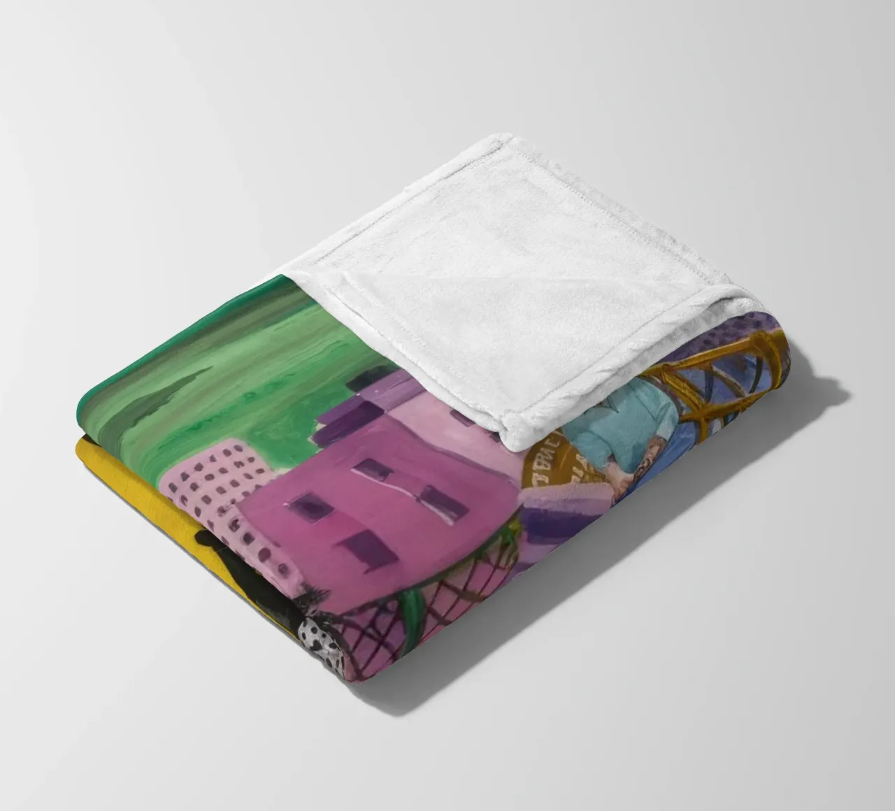 Viaggio dei camminatori sul ponte coperta in pile da Silk Palette
