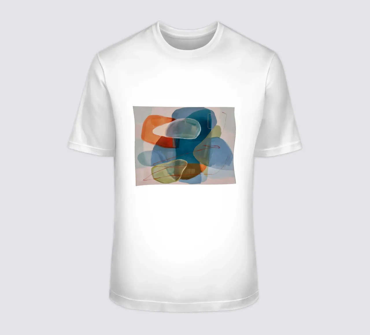 Terraqueous Pebble Serene t-shirt da Vivid Reverie