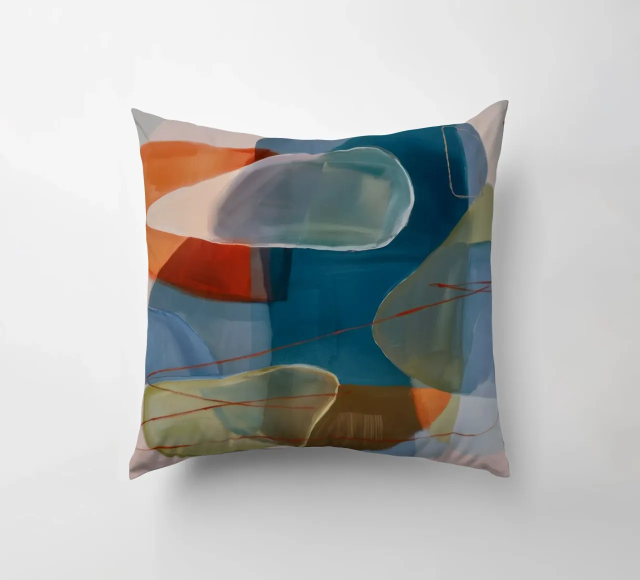 Terraqueous Pebble Serene cuscino da Vivid Reverie