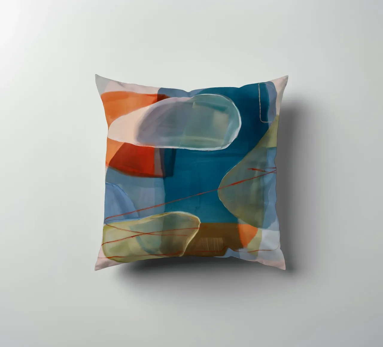 Terraqueous Pebble Serene cuscino da Vivid Reverie