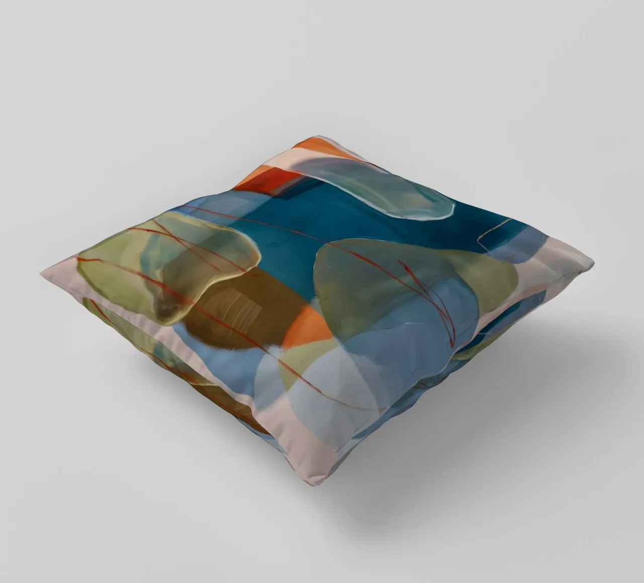 Terraqueous Pebble Serene cuscino da Vivid Reverie