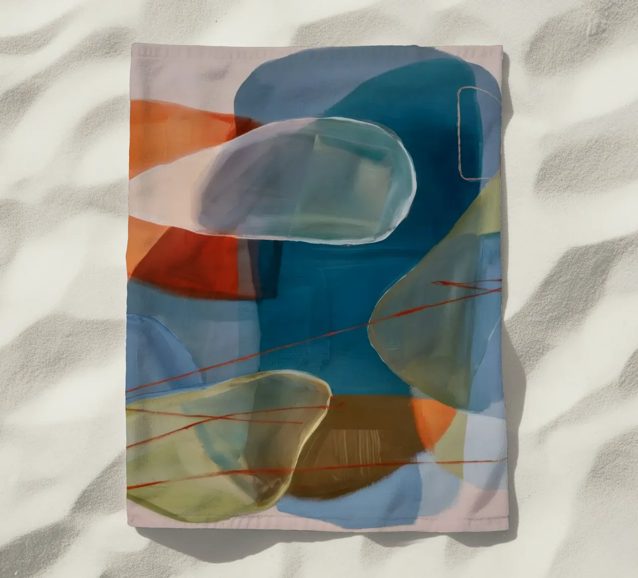 Terraqueous Pebble Serene telo mare da Vivid Reverie