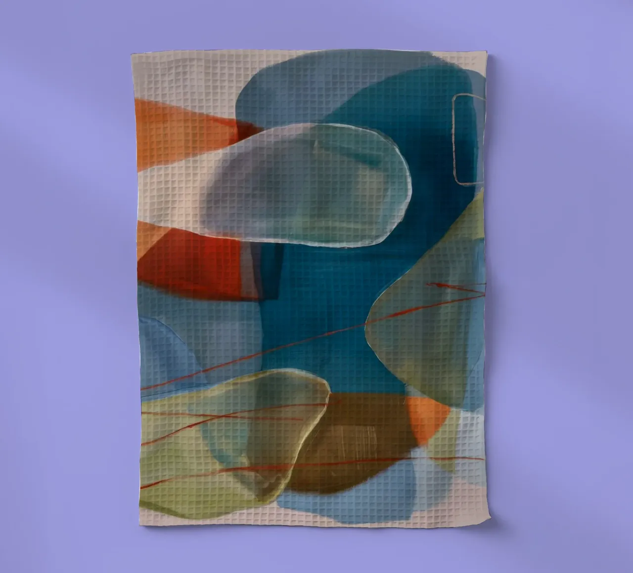 Terraqueous Pebble Serene torchon de Vivid Reverie