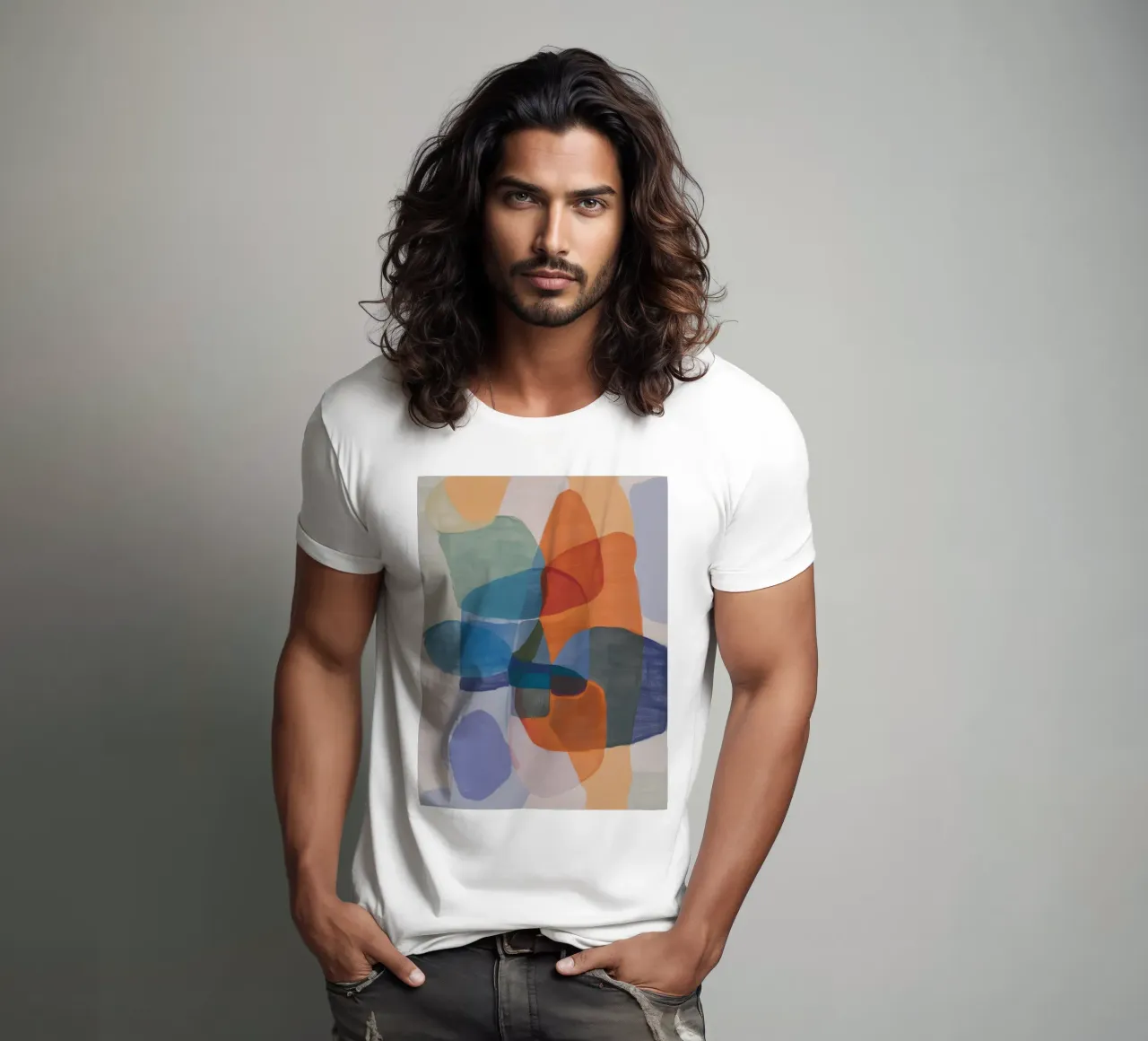 Citrus Teal Strata t-shirt da Vivid Reverie