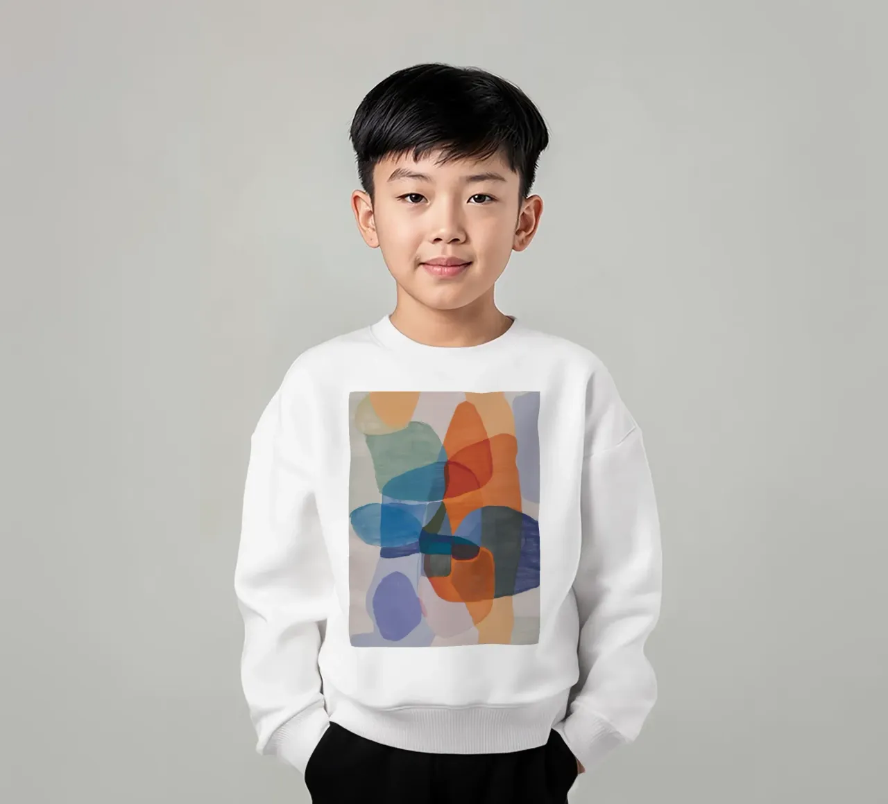 Citrus Teal Strata felpa bambino da Vivid Reverie