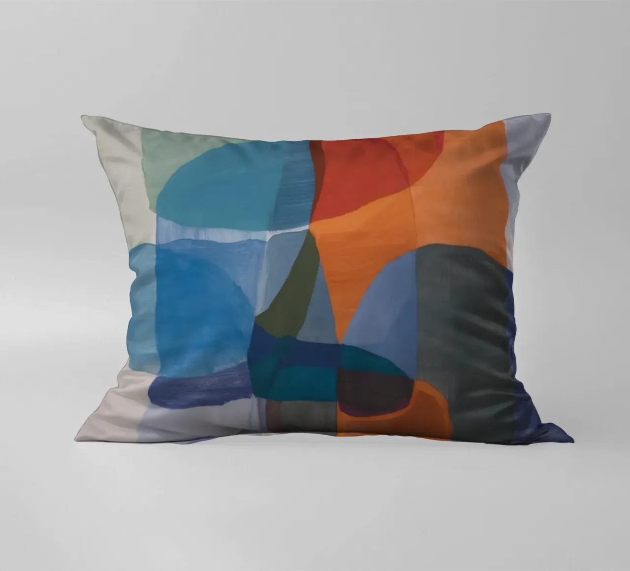 Citrus Teal Strata cuscino da Vivid Reverie