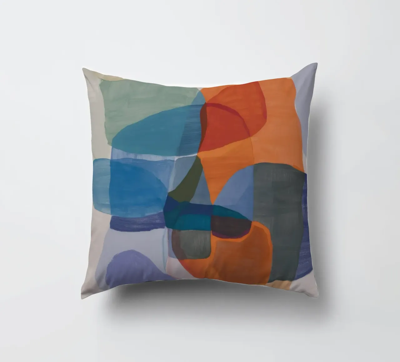 Citrus Teal Strata cuscino da Vivid Reverie