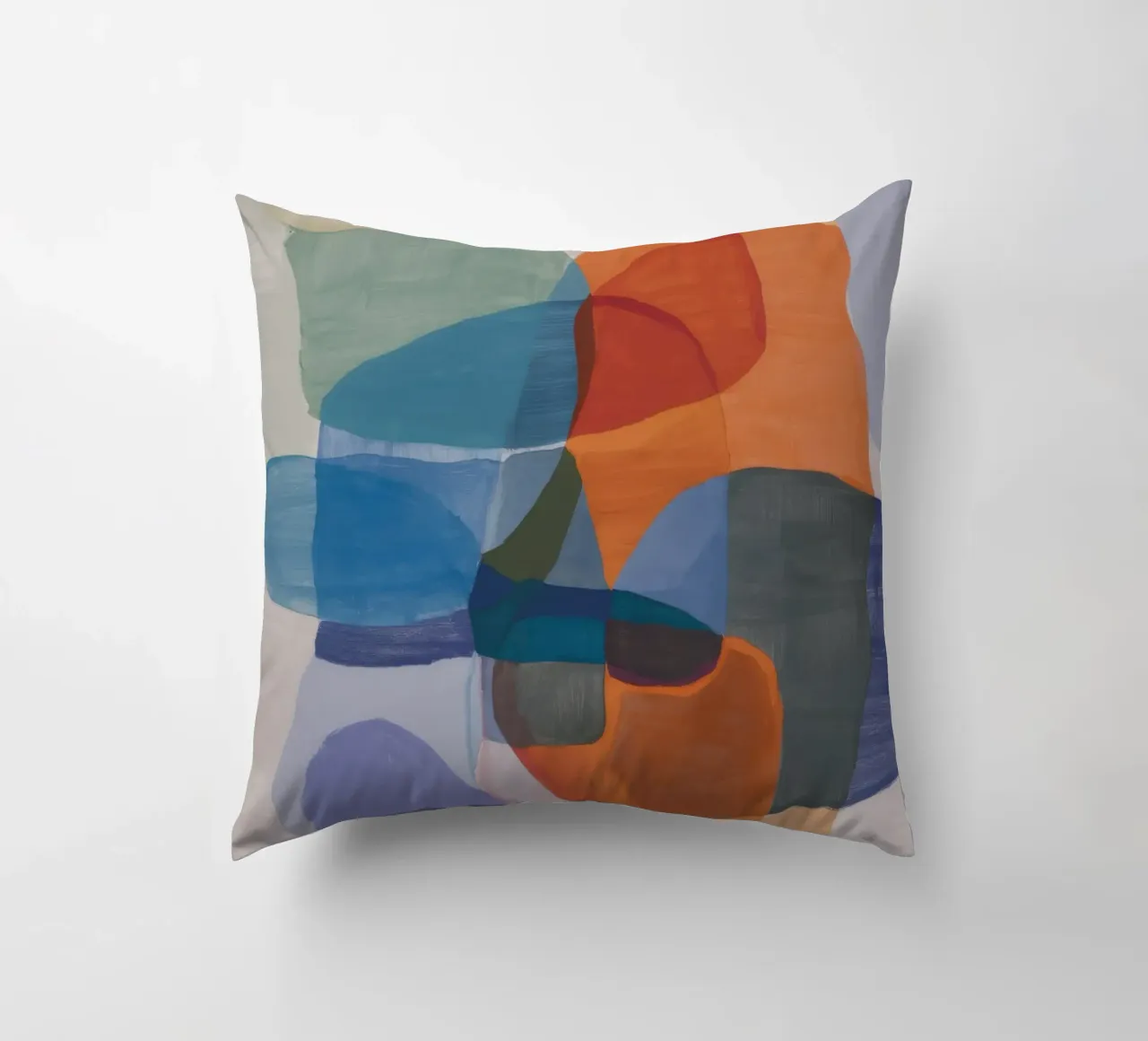 Citrus Teal Strata cuscino da Vivid Reverie