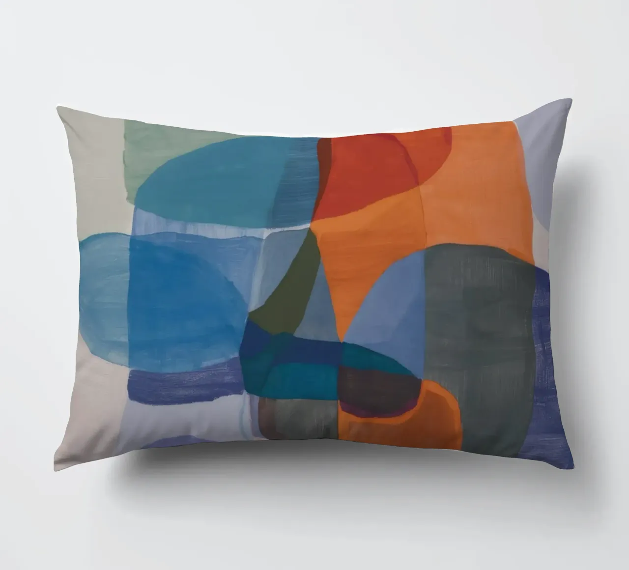 Citrus Teal Strata cuscino da Vivid Reverie