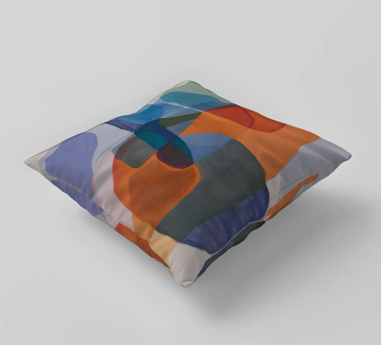 Citrus Teal Strata cuscino da Vivid Reverie