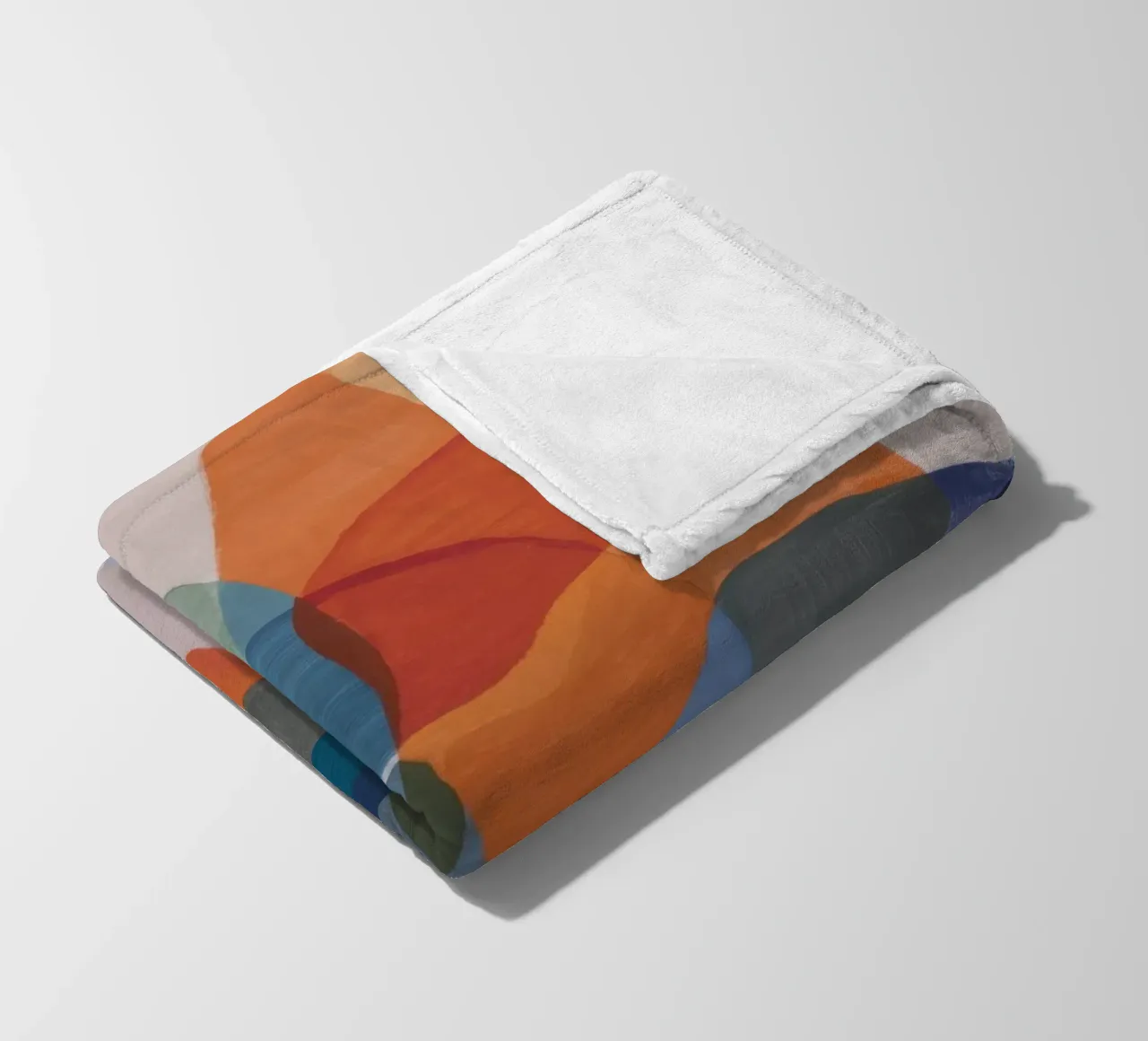 Citrus Teal Strata coperta in pile da Vivid Reverie