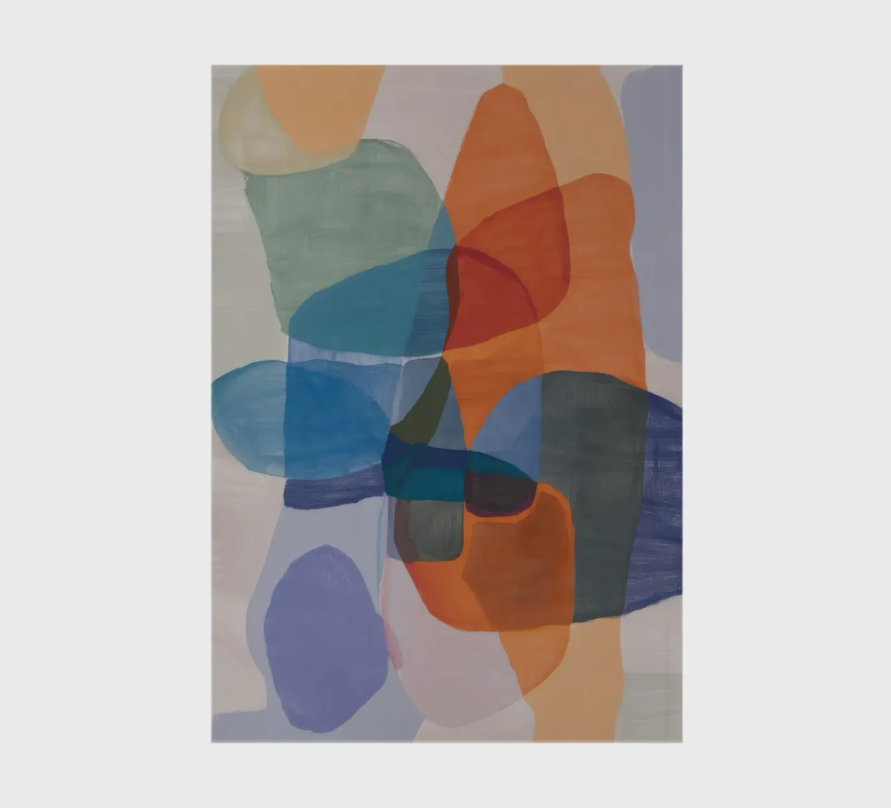 Citrus Teal Strata notebook by Vivid Reverie