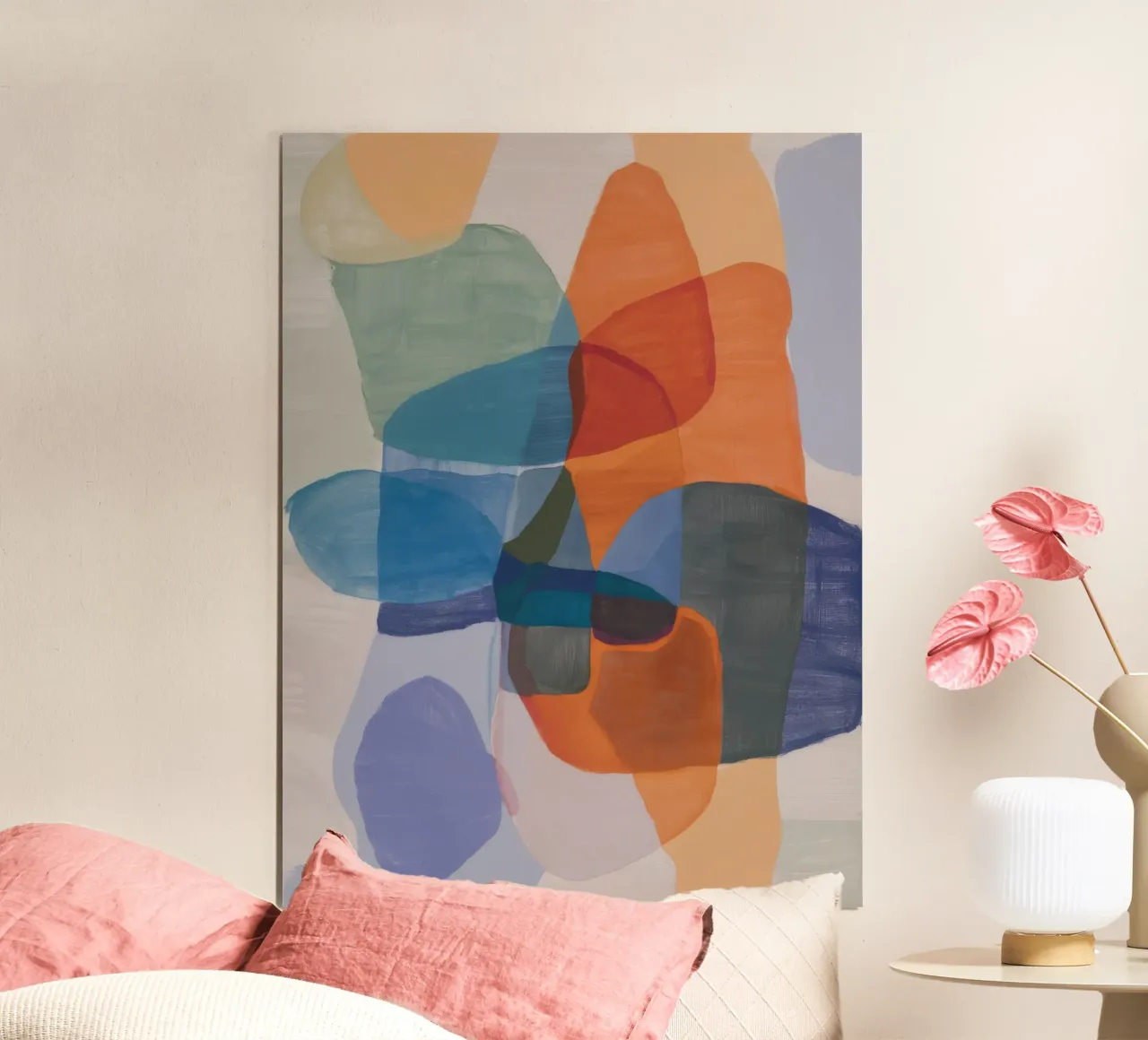 Citrus Teal Strata poster da Vivid Reverie