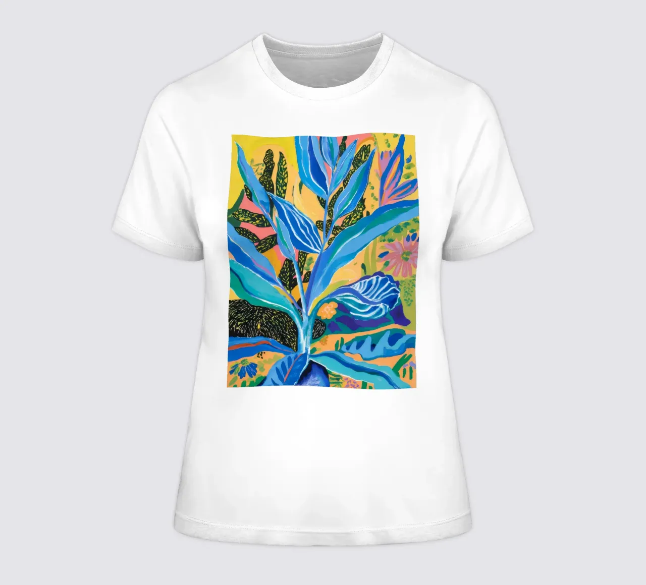 Brillio di felce azzurra t-shirt da donna da Vivid Reverie