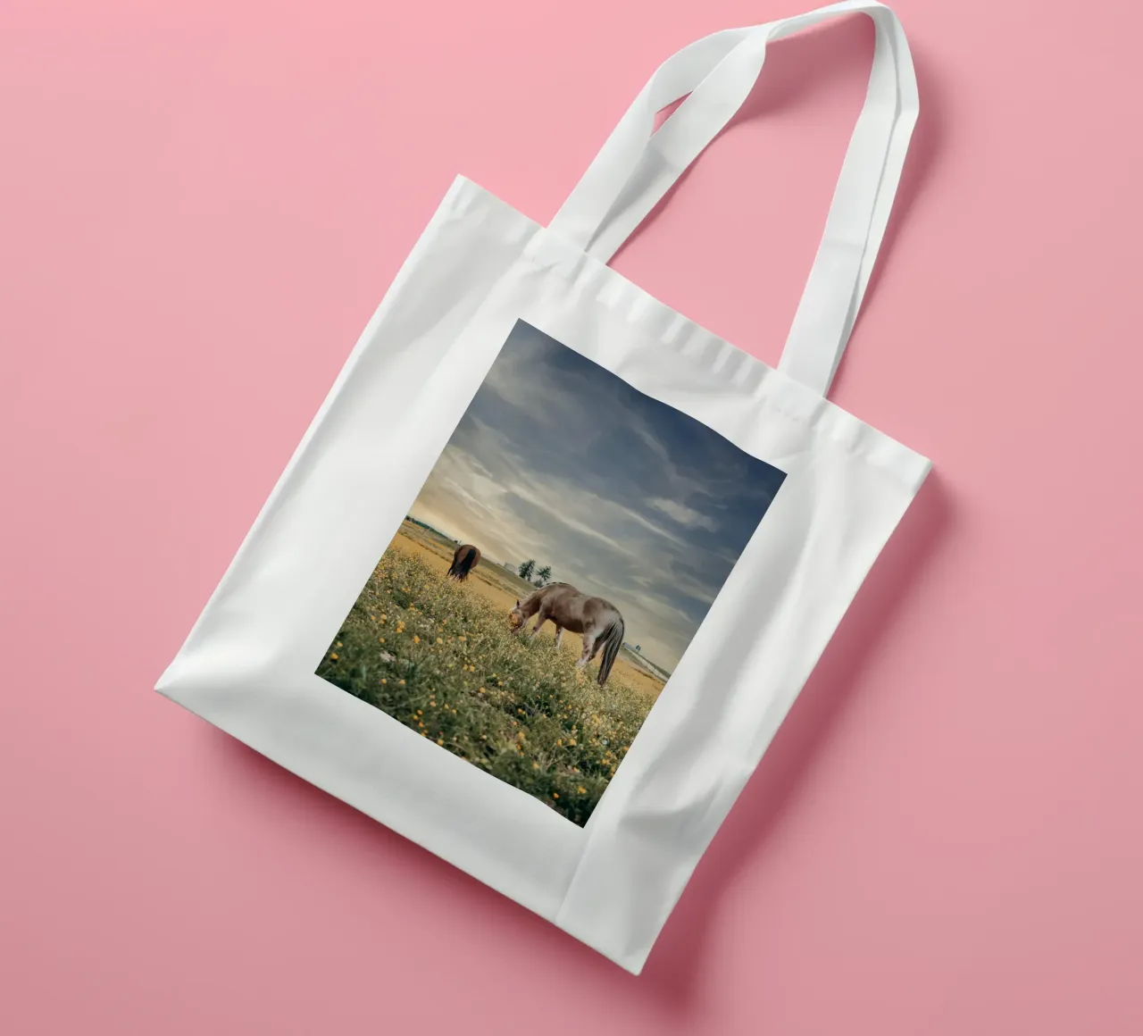 pascolo recintato borsa in juta da Horsire