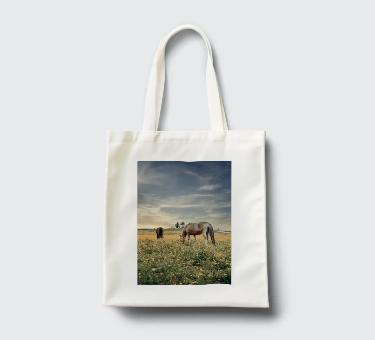 pascolo recintato borsa in juta da Horsire